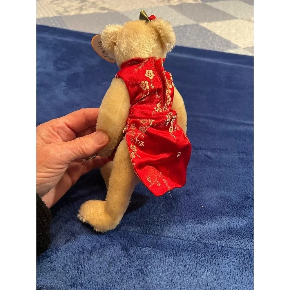 Ty Attic Treasures Mei Li‎ Poseable Red Bear 12